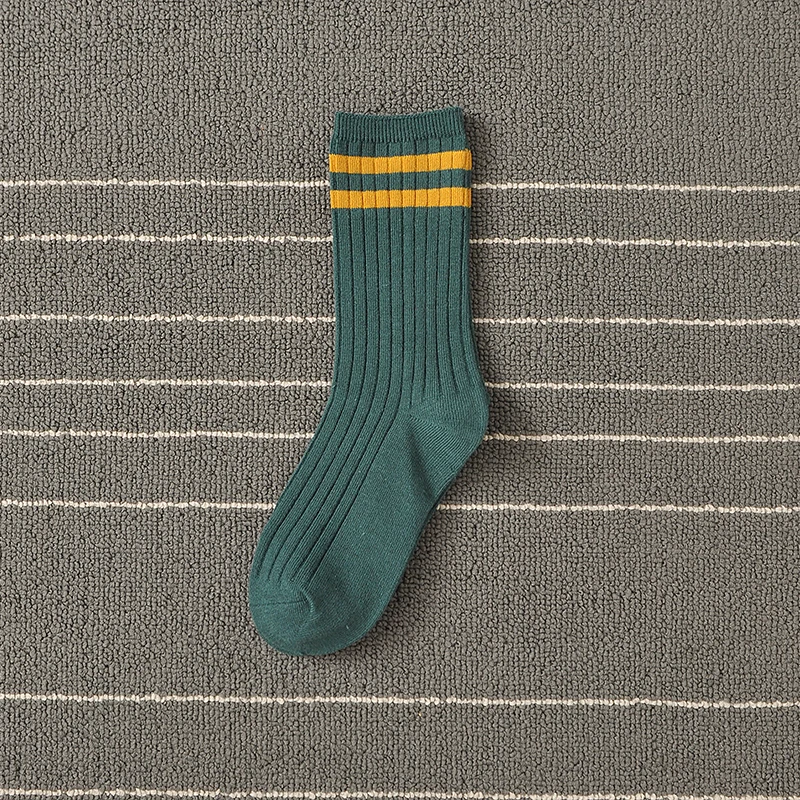 Женские хлопковые мягкие дышащие повседневные носки в Корейском стиле весенне