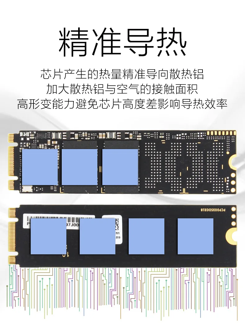 JEYI охлаждающий военный корабль иматный вентилятор NVME NGFF M.2 радиатор ssd алюминиевый лист теплопроводность Кремниевая пластина охлаждающий вентилятор Радиатор