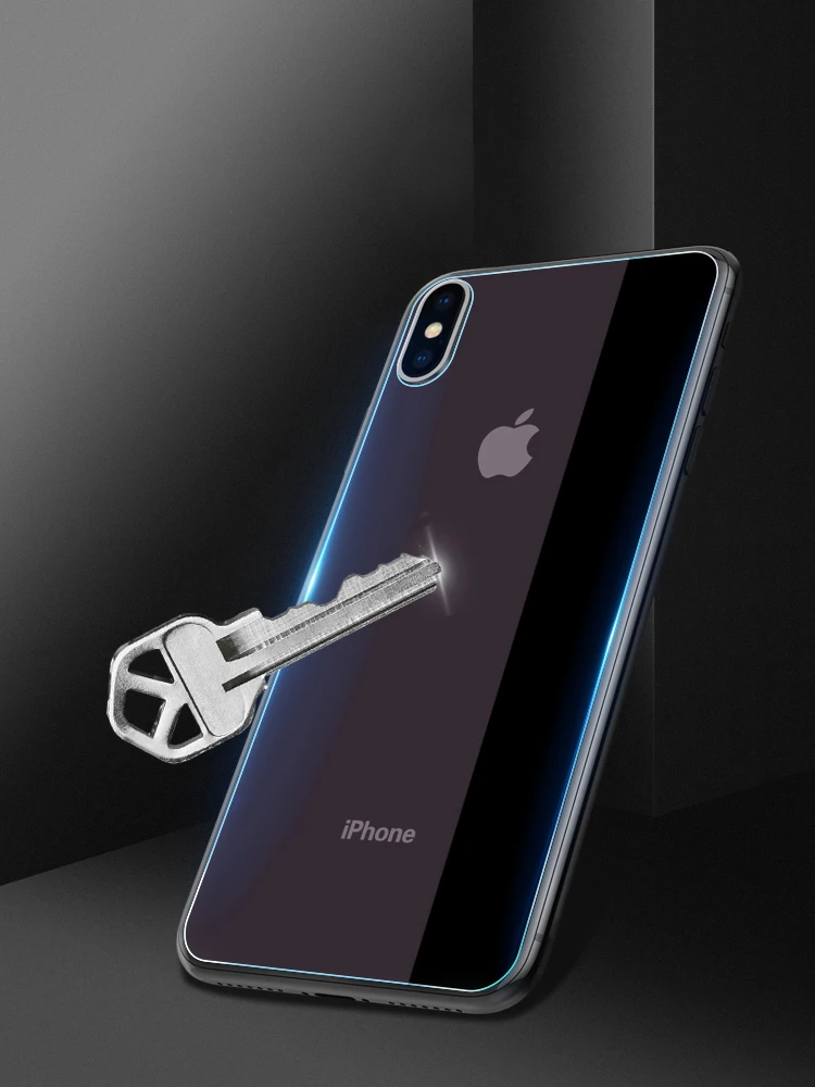 NILLKIN для iPhone XS Max задняя крышка из закаленного стекла для iPhone 8 9H взрывозащищенный HD прозрачный протектор экрана для iPhone8 стекло
