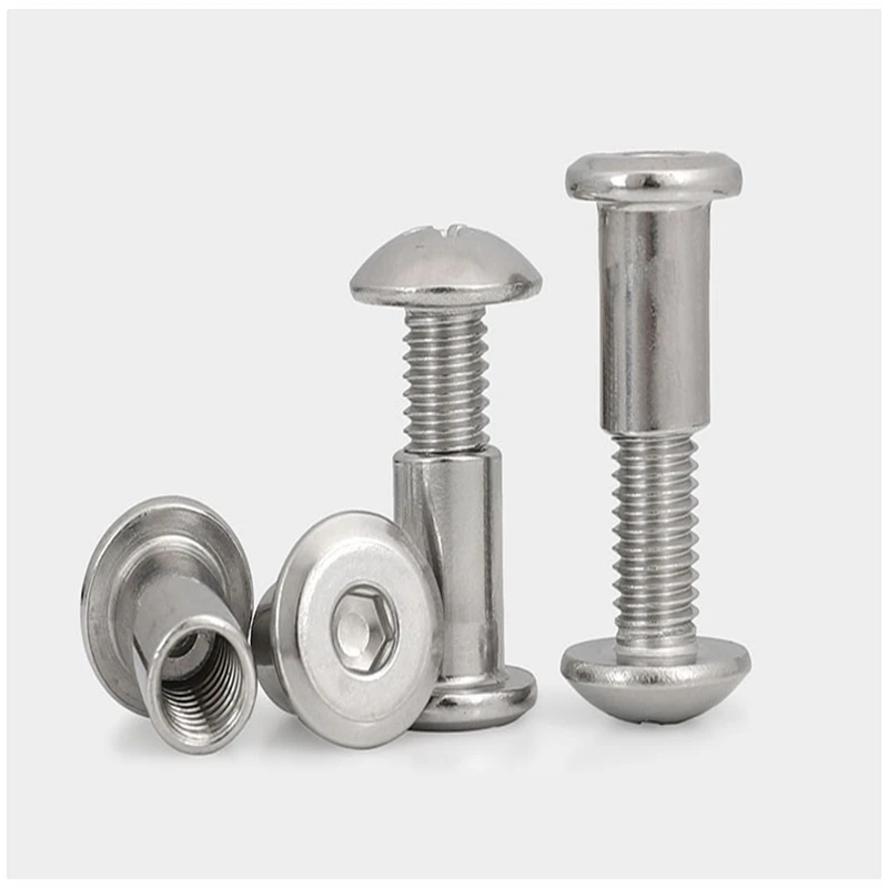 Big flat head splint to lock butt screws and rivets furniture children's bed connection M6M8 stainless steel | Обустройство дома