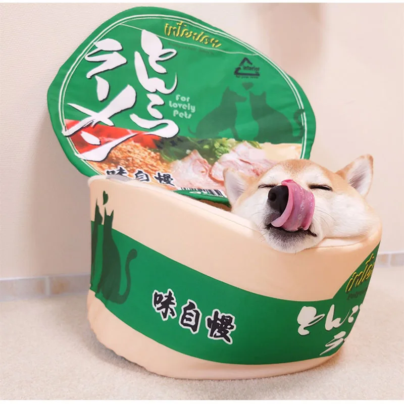 

Pet Dog House Cute Puppy Warm bed Cat sleeping bed Round Kennel Removable Soft cotton cushion for Dog cat house Pet supplies