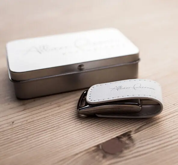 Новый кожаный чехол с рисунком USB 2 0 персонализированный фотографический