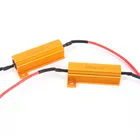 50 Вт 6 Ом RX24 нагрузка резистор фиксация светодиодный ная лампа быстрая гипер вспышка поворотный сигнал мигание алюминий