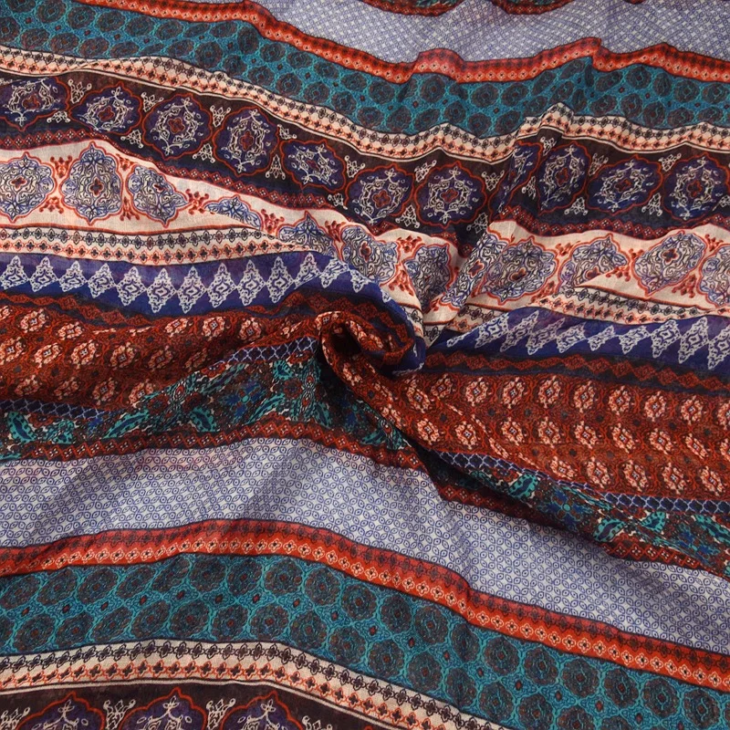 Новинка 2021 шарф с кисточками и геометрическим принтом длинные мягкие пляжные