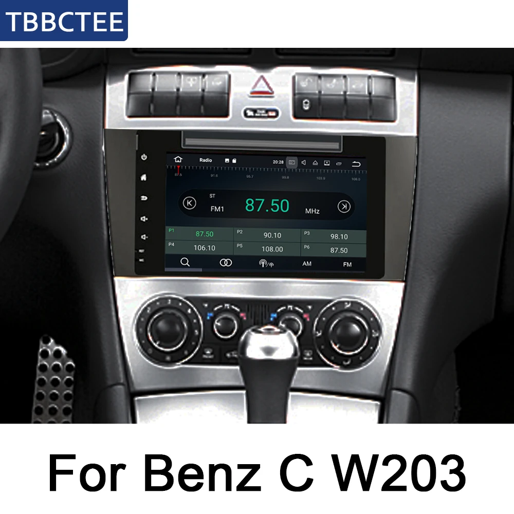 Мультимедийный проигрыватель для Mercedes Benz C Class W203 2004 ~ 2007 NTG Android автомобильный DVD GPS