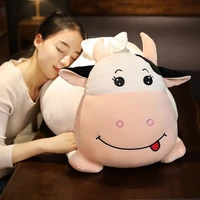 nice giant lovely animal cartoon cows stuffed plush toy super comfortable soft cattle children birthday present christmas gift