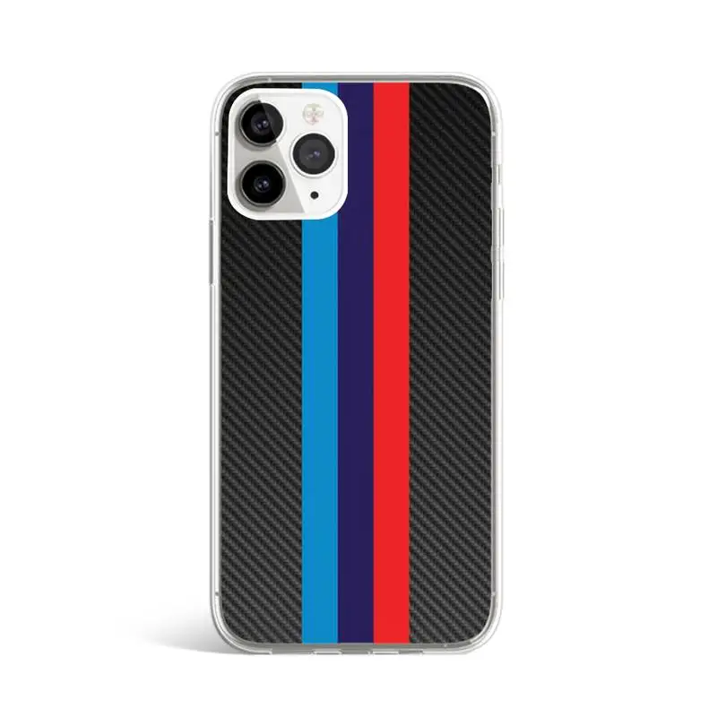 

Sports Brand Stripes coque Phone Case Transparent for iPhone 11 12 mini pro XS MAX 8 7 6 6S Plus X 5S SE 2020 XR