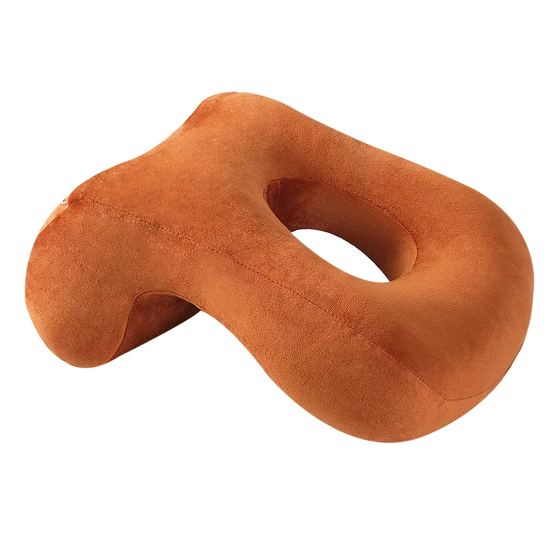 Хорошая здоровая подушка для сна путешествий плюшевая хлопковая на шею