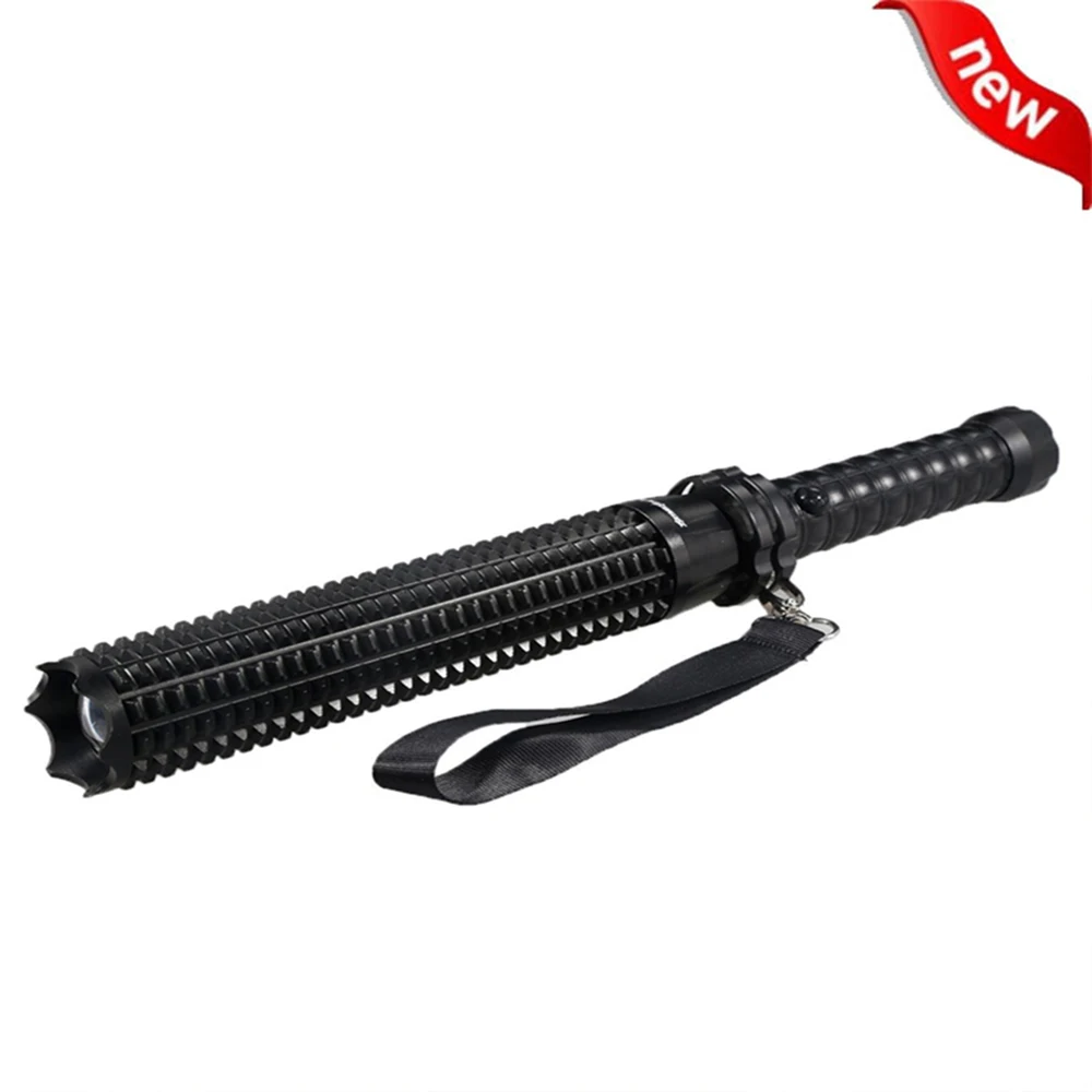 TOPCOM Baton Defense фонарь 5 Вт флэш-светильник перезаряжаемый Cree светодиодный Телескопический фонарь для самообороны полицейский флэш-светильник