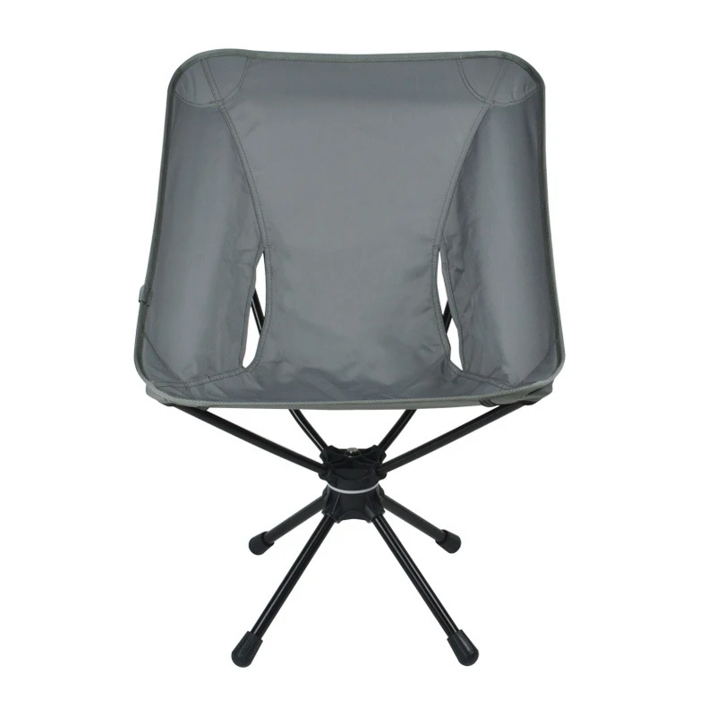 저렴한 야외 접이식 의자 360 도 회전식 레저 의자 알루미늄 합금 슈퍼 휴대용 낚시 의자 캠핑 회전 의자, 알루미늄 합금 소재, 방수, 찢어짐 방지, 아웃도어, 카키