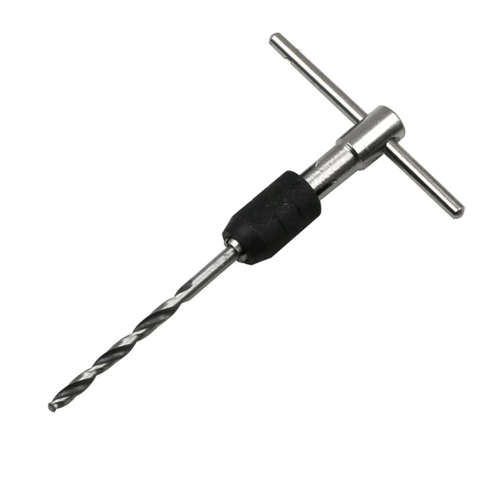 

Hot 9Pcs Hand Tap Set Screws Thread Taps T- Wrench Reamer M3-M6 Twist Drill Bit PLD