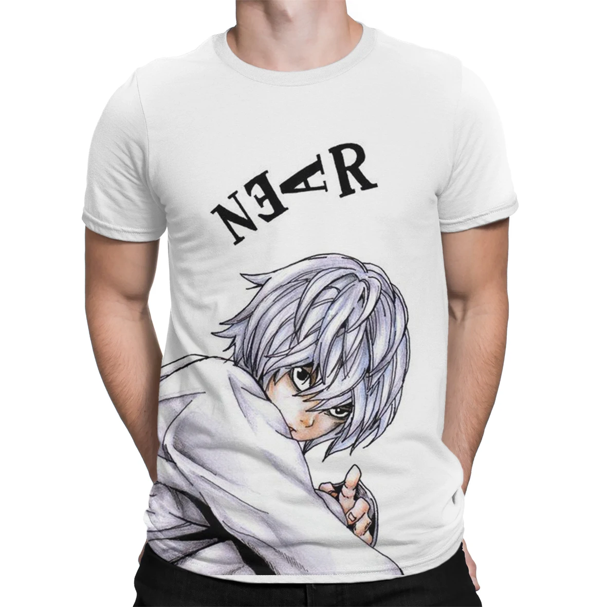 

Death Note Popular Harajuku 3D Print Men's Oversized T-shirt Boy Male Japanese Anime Loose T-shirts Short Sleeves Sportswear Tee