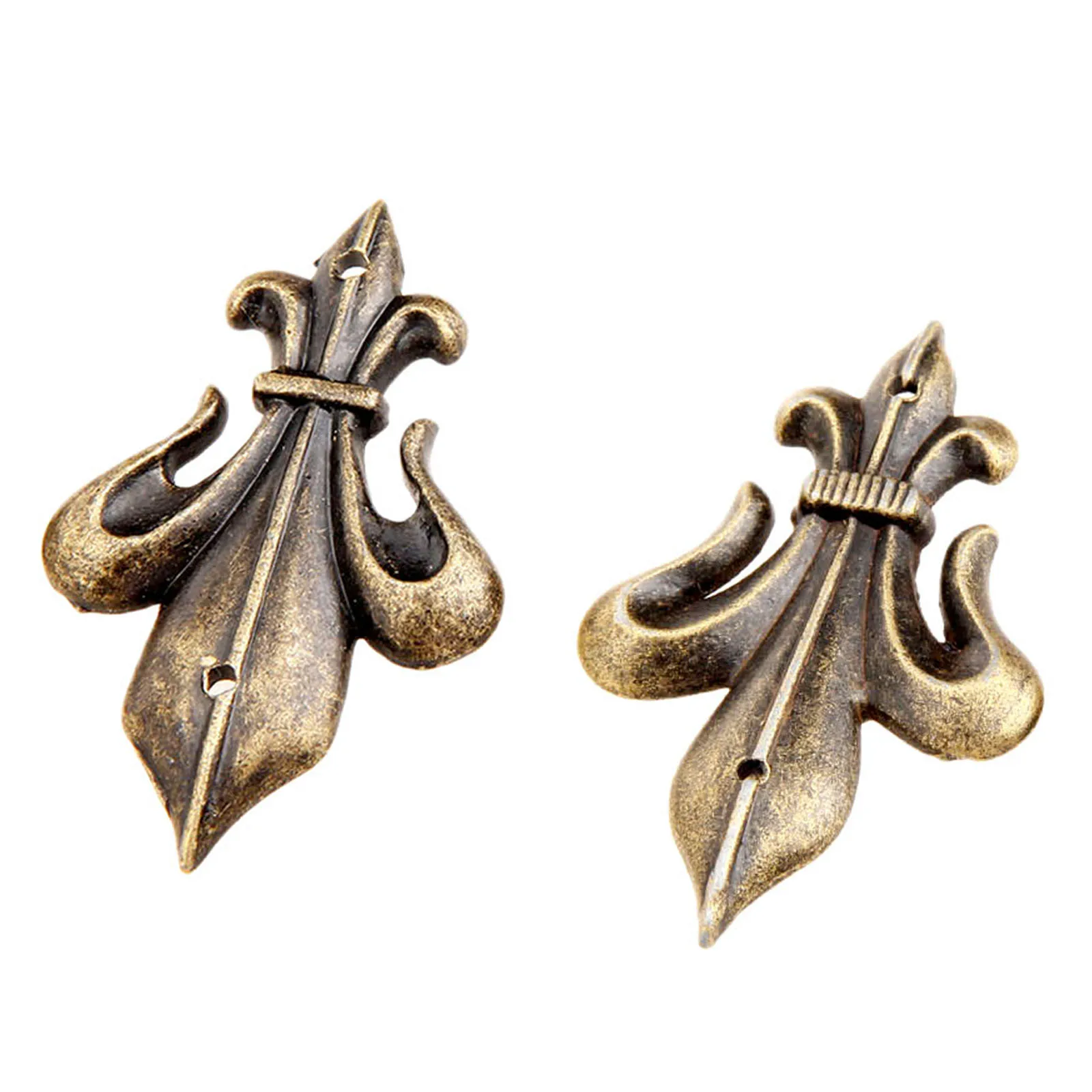 20 шт. Античная бронзовая мебель шкатулка для ювелирных изделий угловые