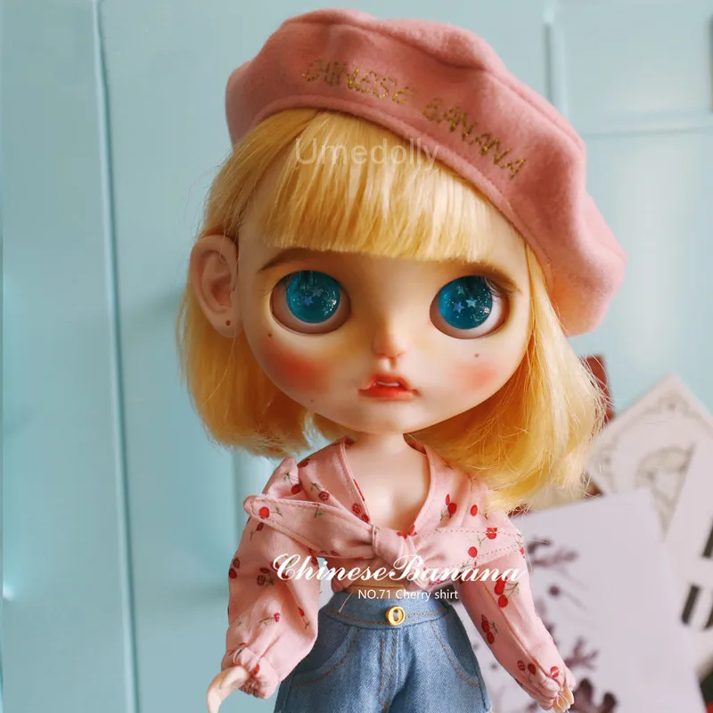 1 шт. милые береты карамельных цветов для куклы Blyth шапка аксессуары игрушки