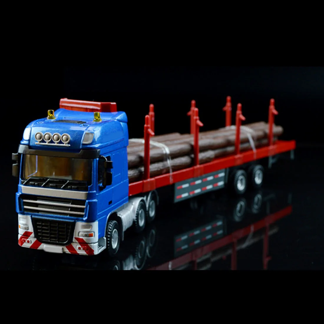 

1:50 Timber Transport Vehicle Simulation Trailer Truck Alloy Engineering Truck 2020 new arrival