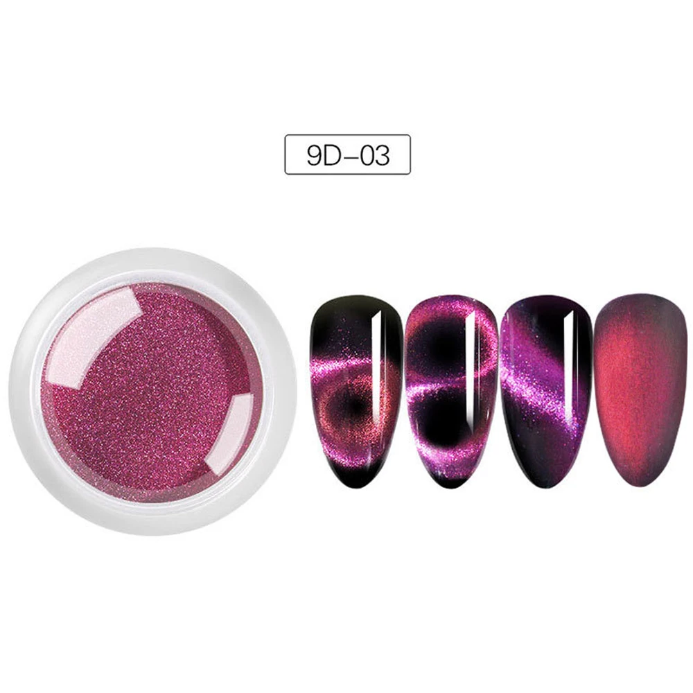 

0.2g/Box Holographic Powder On Nails Laser Cat Eye Glitter Nail Art Chrome Pigment Dust Glimmer Gel Polish Flakes DIY Nails