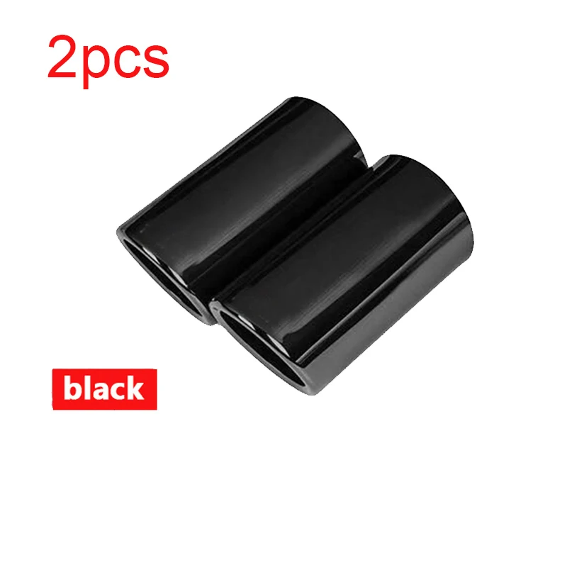 89mm-Black Наконечник выхлопной трубы глушитель автомобиля наконечники насадка вырезанная для Mazda CX-5 cx 5 cx5 kf 2012 2013 - Цвет: 89mm-Black