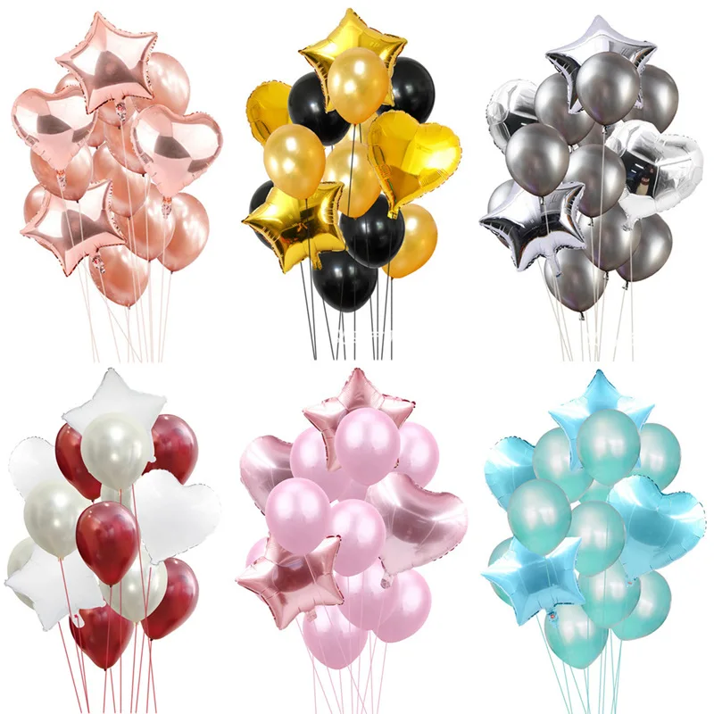 18 дюймов Розовое Золото Блестки конфетти заполнение прозрачный магический шар