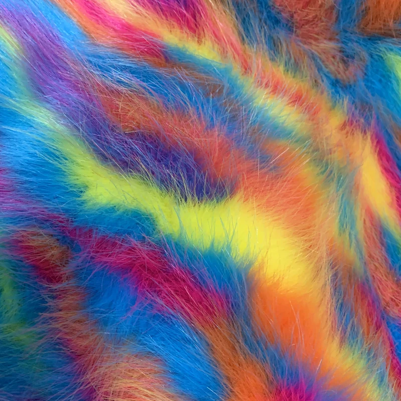 Высококачественный толстый жаккардовый воротник из искусственного меха в