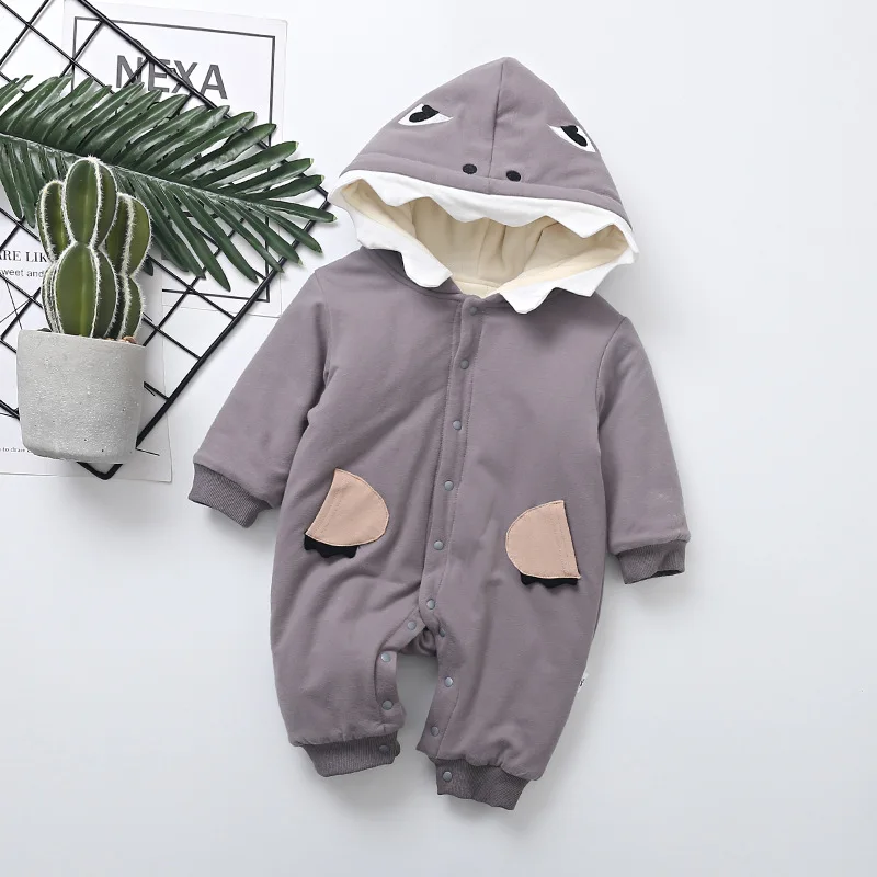 Зимние детские комбинезоны толстовки для новорожденных комбинезон маленьких