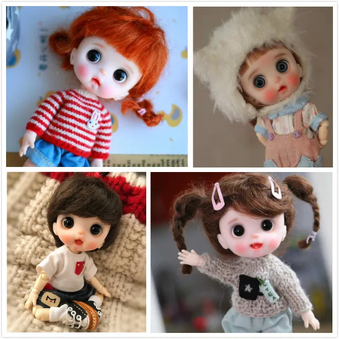 Кукла OB11 кастомизированная кукла 1/8 BJD куклы OB DIY полимерная глина 20191217|Куклы| |