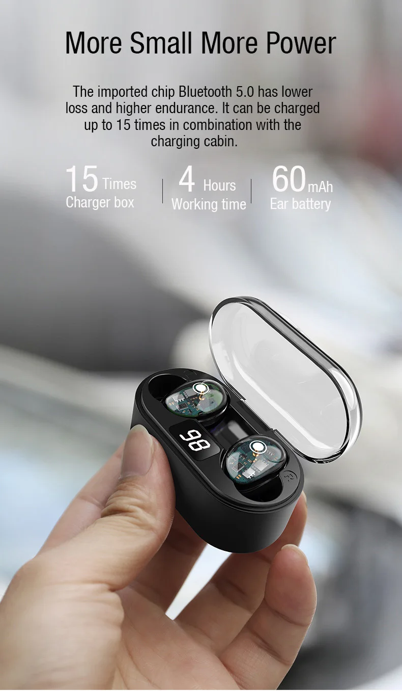 LYMOC X7 Хрустальные Наушники Bluetooth 5,0 гарнитуры последние всплывающие открытые коробки подключения Беспроводные наушники с сенсорным управлением бас наушники