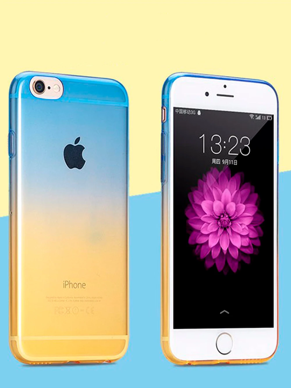 Чехол накладка силиконовая для Apple iPhone 6/6S Plus прозрачная|Бамперы| |