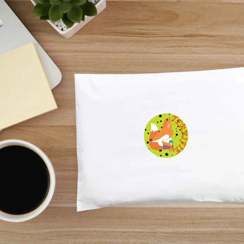 

1 Roll Cartoon Animal School Teacher Reward Stickers Motivate Students Stickers Q6PD