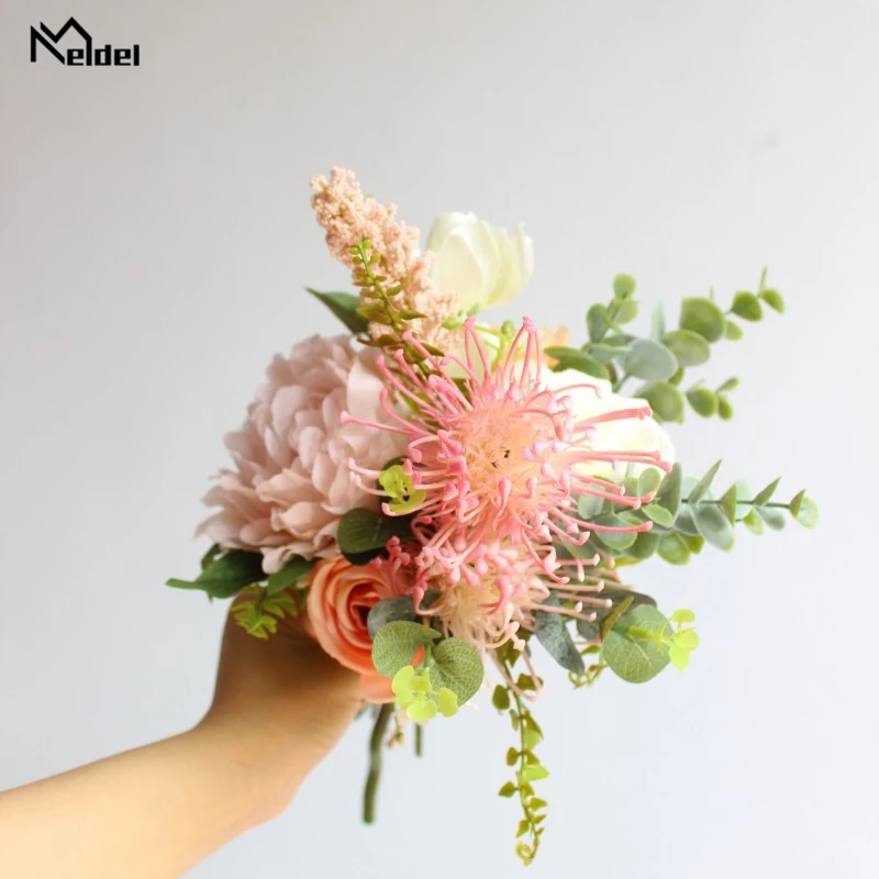 Розовая искусственная Роза Galsang Flora украшение для вечеринки сделай сам Шелковый