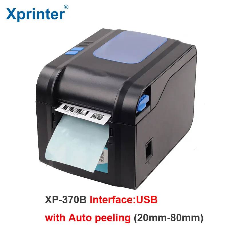 Buy 高速3 5インチ 秒のusbポートステッカープリンタバーコードラベルプリンタ自動ピールサーマルシャツプリンタで印刷することができqrコード