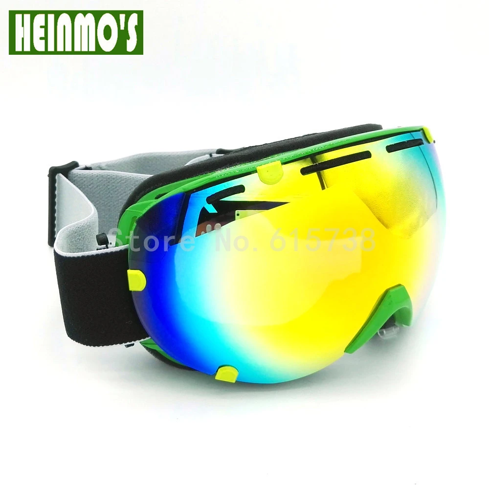 Лыжные очки snowboad для катания на лыжах скейтборде двойные линзы противотуманная