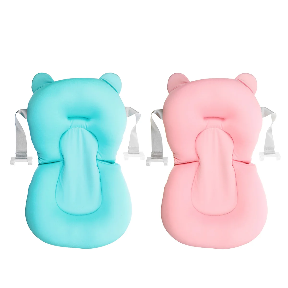 

30x34x50cm Portable Babies Air Cushion Bed Infant Baby Bath Pad NewBorn Shower 2 Colors Non-Slip Bathtub Mat Security Bath Seat