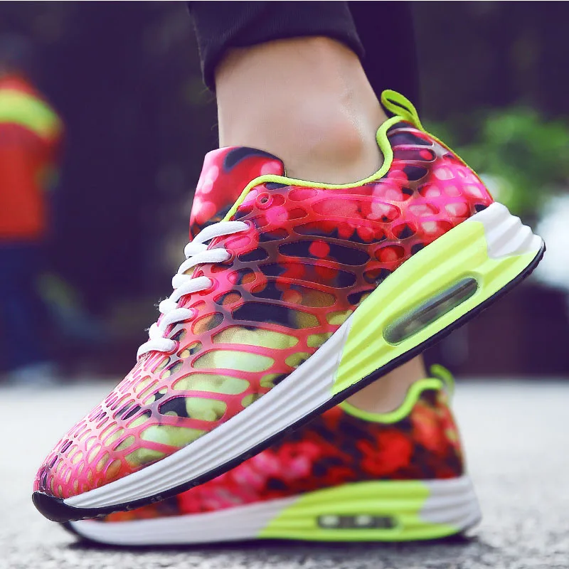

2020 Hot Selling Men's Camouflage Breathable Mesh Air Cushion Sports Shoes Couple Shoes Comfortable Jogging Shoes men shoes