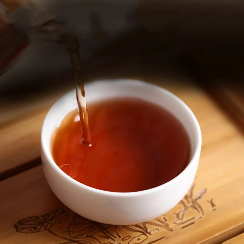

Yunnan Burang Ancient Tree Pu'er Cooked Tea Cake Beauty Slimming Health Green Food