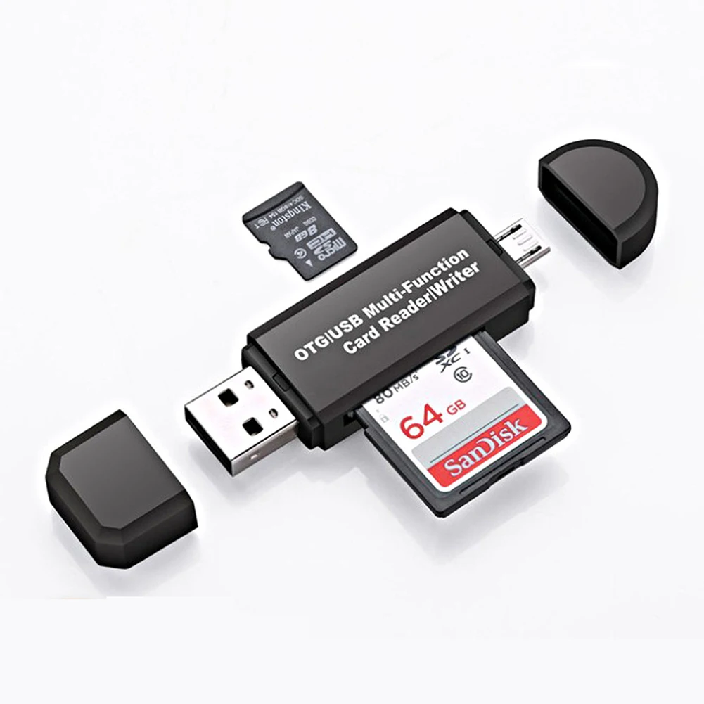 Устройство для чтения карт памяти ILEPO 2 в 1 USB C Тип OTG адаптер кардридера 0 TF/Mirco SD