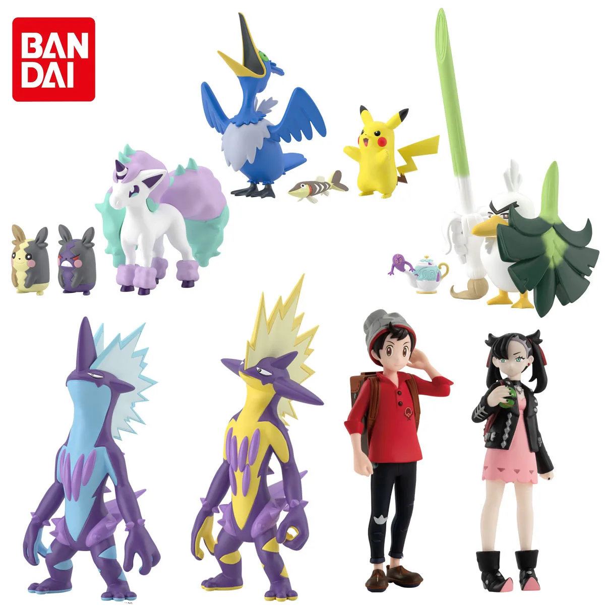Фигурки героев покемона Bandai Оригинальные фигурки из сериала WORLD галар регион