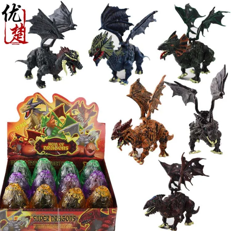 Набор из 3 предметов собранная в сборке модель с драконом мини-яйцо обучающая