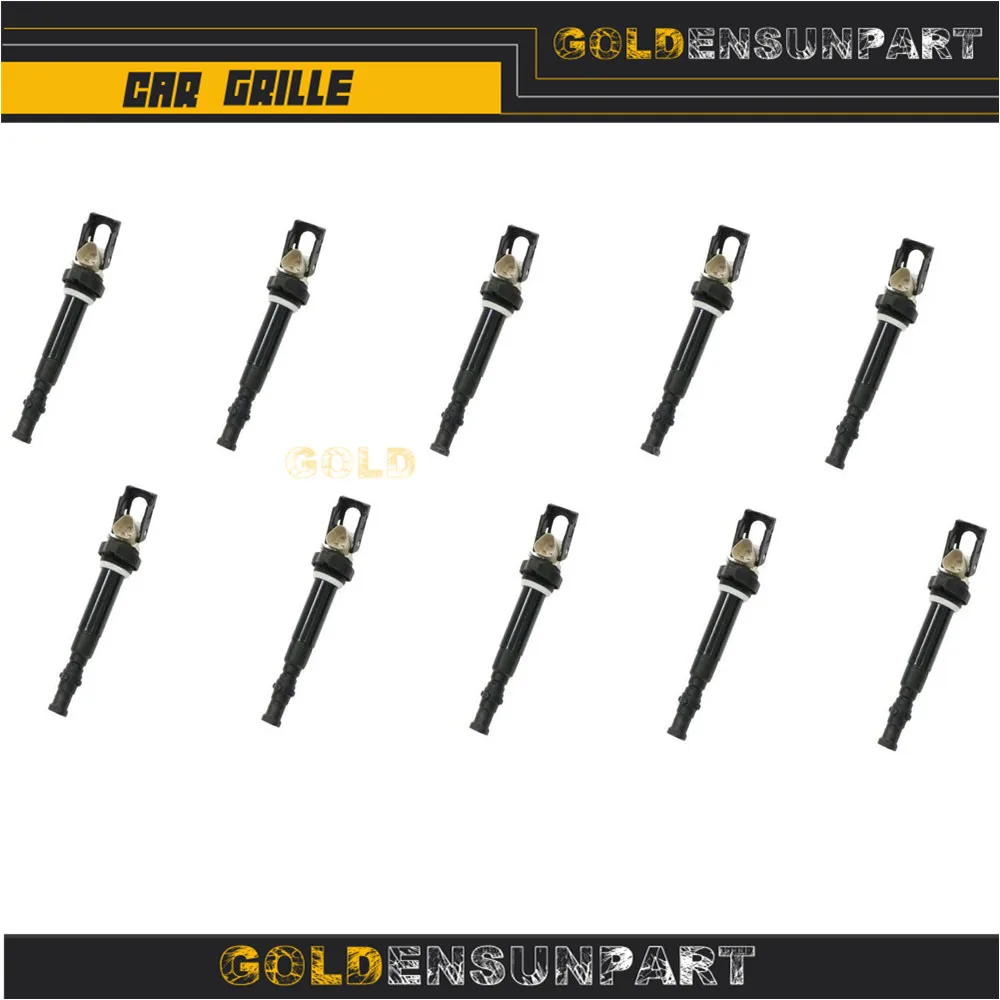 10 комплектов катушек зажигания для BMW E60 E61 E63 E64 S85 M5 M6 5.0L V10 6 серии 12137835108 12137841556