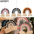 Радужная настенная подвеска, красочное Плетеное украшение ручной работы, украшение для дома, аксессуары для спальни, детской комнаты