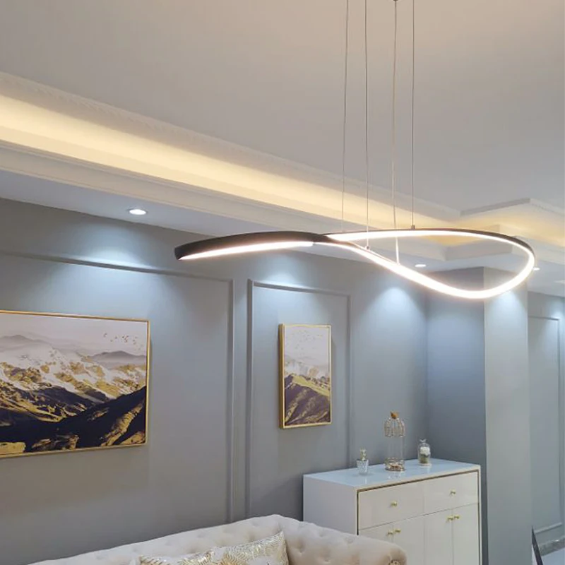 Современные креативные светодиодные подвесные светильники алюминиевый