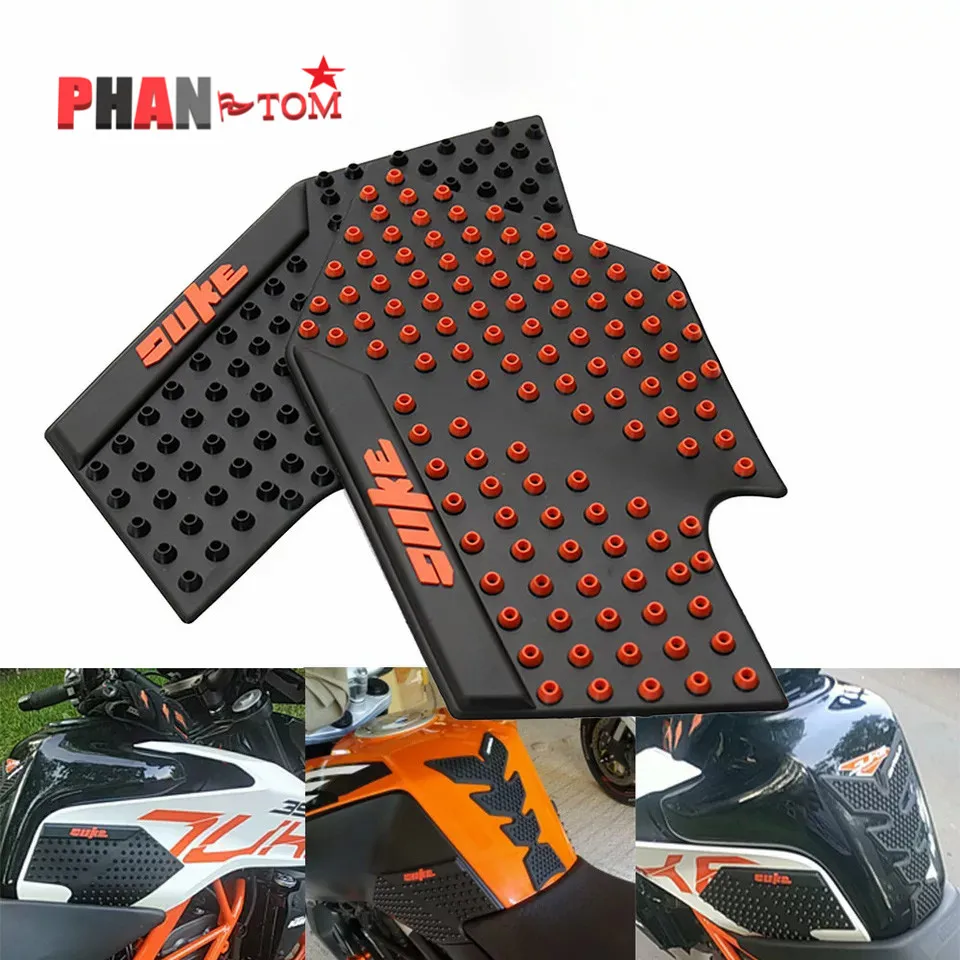 Для KTM DUKE 125 200 390 новая наклейка детали мотоцикла Тяговая боковая накладка на бак