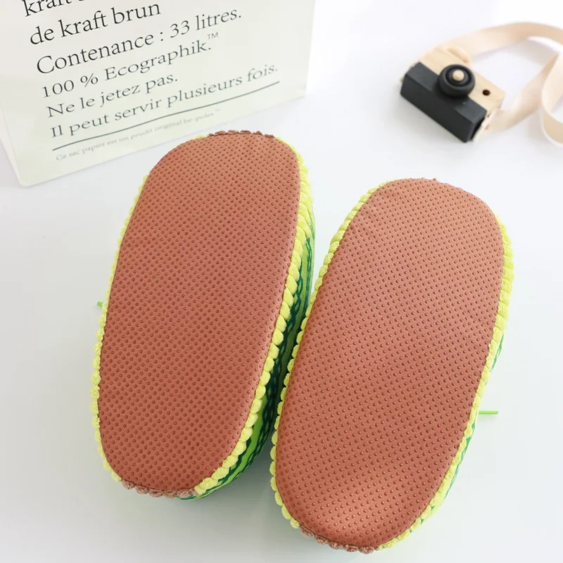 Men Slippers Winter Slipper Lover's Sneakers Winter Warm Shoes Bread Fat Slippers Cute Slides Couple's Slides Slip On Indoor