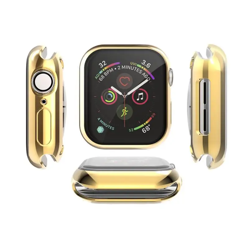 Чехол для Apple Watch чехол 44 мм/40 мм Iwatch 42 мм/38 защита экрана бампер аксессуары серии 3 2