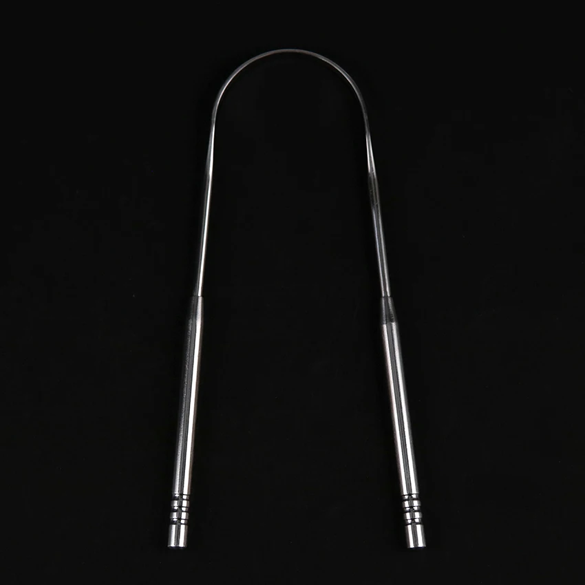 1 шт. скребок для языка из нержавеющей стали очистка свежего дыхания с покрытием