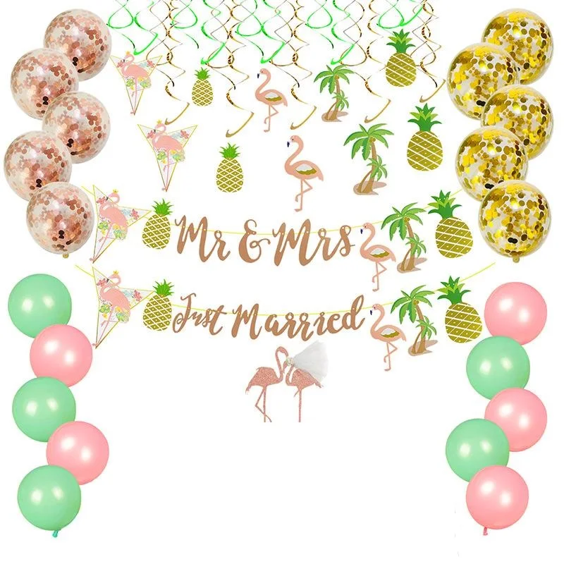 

43pcs/kit Wedding Party ing Swirls Whirls Ornaments Cake Topper