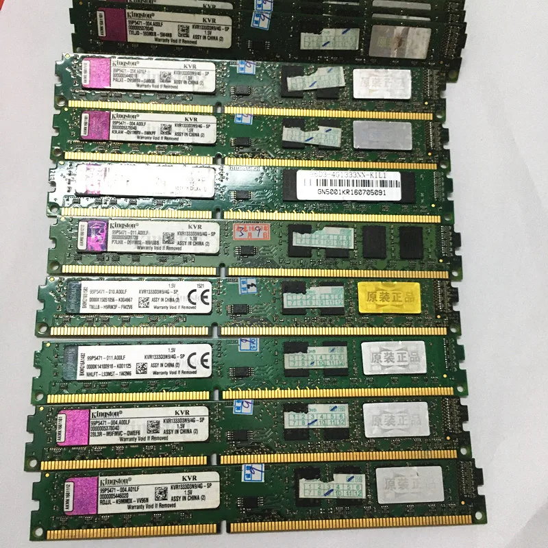 Оперативная память Kingston ddr3 4 Гб 1333 МГц ОЗУ KVR1333D3N9/4G ГБ DDR3 настольная в хорошем