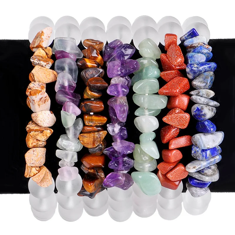 Yingwu натуральный кварц драгоценный камень кристалл чипсы бусины эластичный