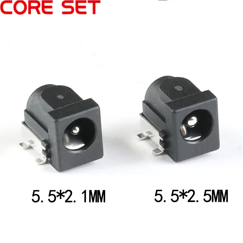 10 шт. SMD DC 005 050 разъем питания DC005 5.52.1mm 5.52.5mm 2 1 5 гнездо круглая игла