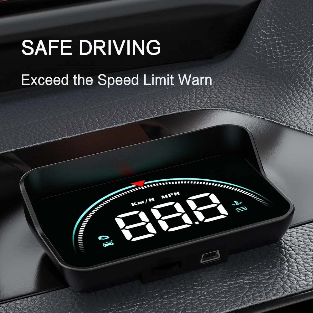 Автомобильный проектор на лобовое стекло OBD2 II Euobd Предупреждение предупреждения