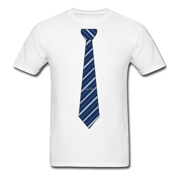 

Мужская футболка с галстуком, брендовая мужская одежда, мужская приталенная футболка, Мужская футболка, модная мужская футболка с круглым в...